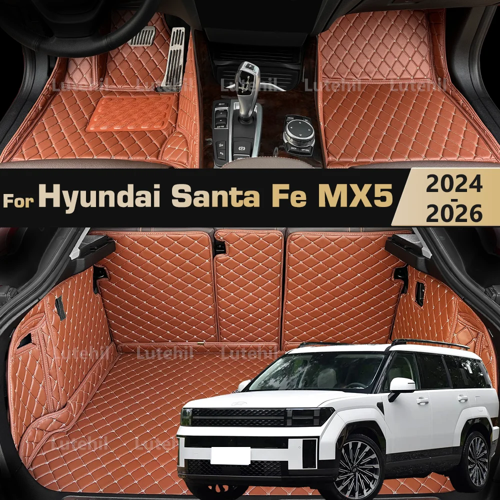 

For Volvo EX30 5-seat 2023 2024 2025 2026 Custom Car Floor Mat Foot Pads Auto Full Coverage Cargo Liner Trunk Mat Accessories