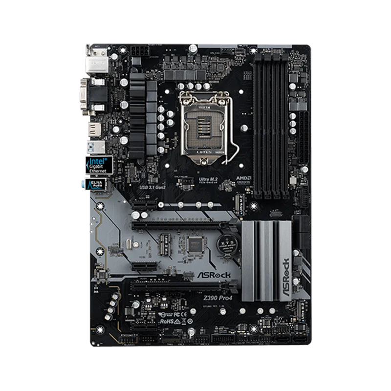 ASRock Z390 Pro4 オリジナルデスクトップ 1151 マザーボード Z390