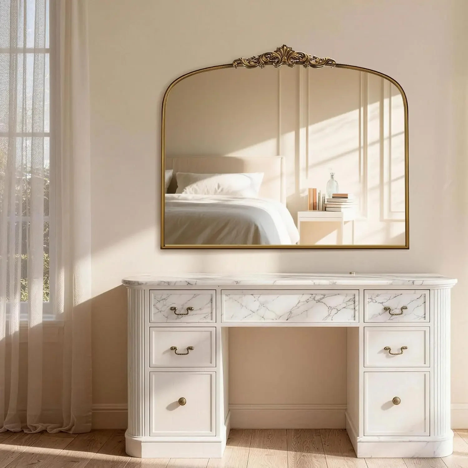 Vintage Gold Mirror 36