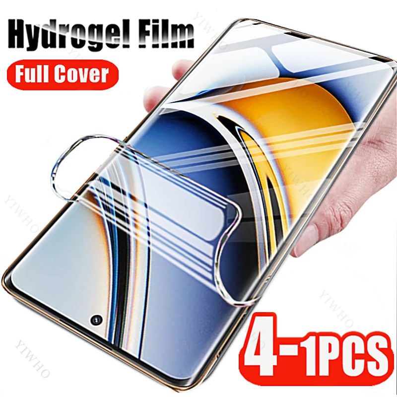 4-1pcs for Realme 11 10 10S 10T 9 9i 8 8i 8S 7 7i Pro Plus Pro+ Speed Global Screen Protectors HD Hydrogel Film for Realme11Pro+