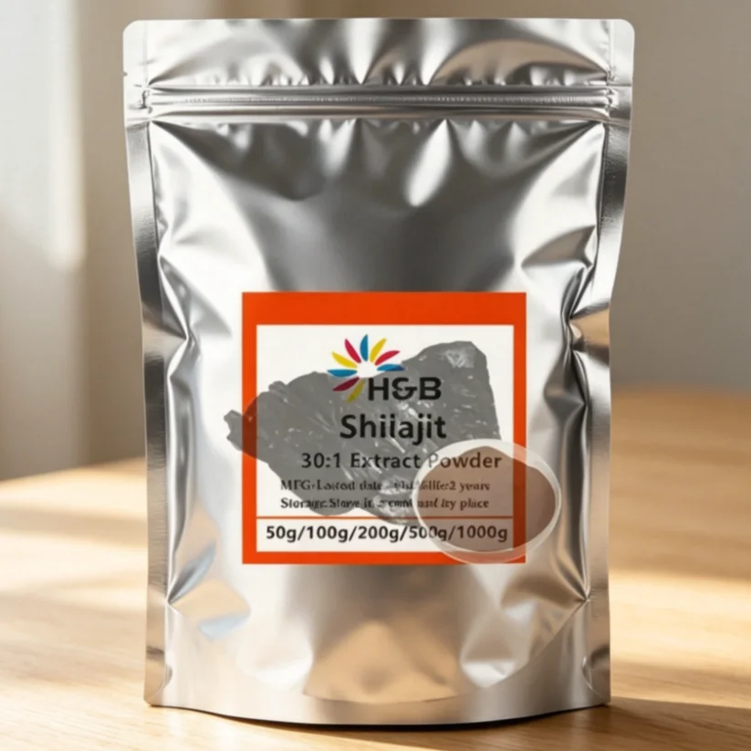 

Customized Aluminum Foil Bag for Shilajeet (Shilajit )Extract Customized Powder Refillable bags Packaging for Global