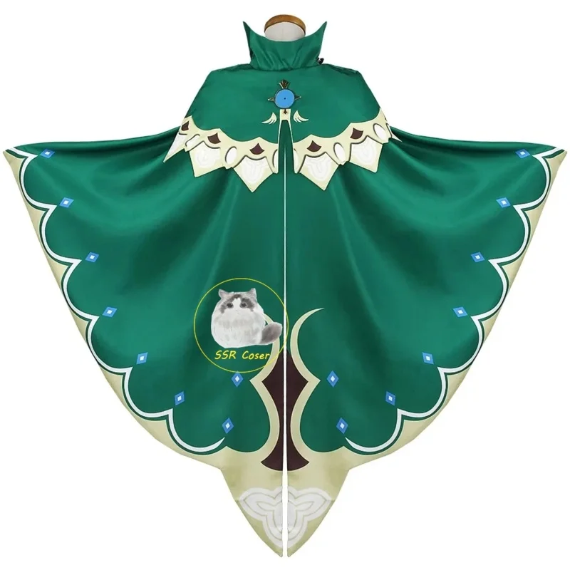 أزياء فينتي التأثيرية جينشين إمباكت التأثيرية أزياء بارباتوس النمط الصيني شعر مستعار فينتي أزياء الهالوين للنساء ويندي