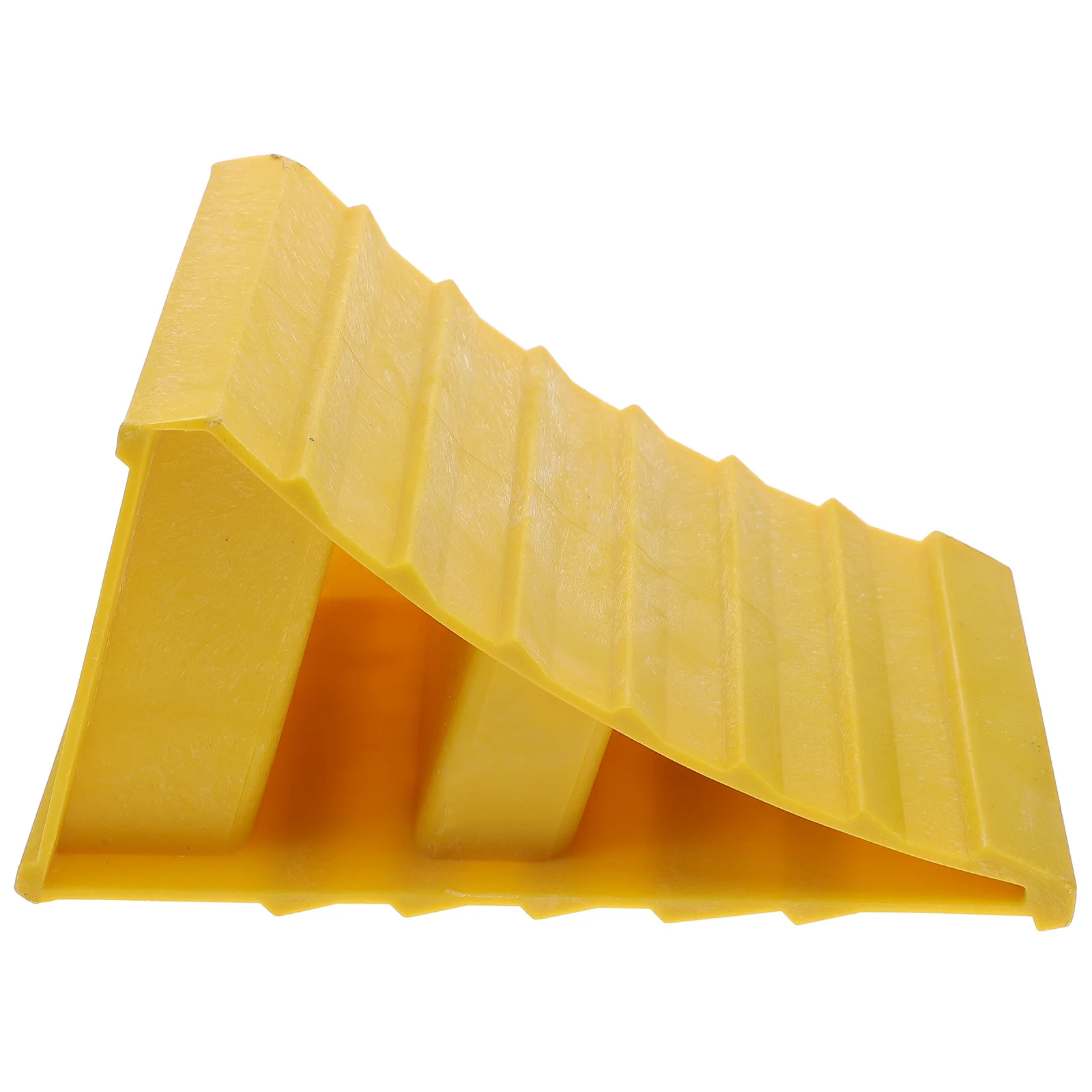 

1Pcs Plastic Wheel Chock Durable Car Stop Block Heavy Duty Tire Pad Anti Slip Vehicle Chock Noise Reduction Tire Camper