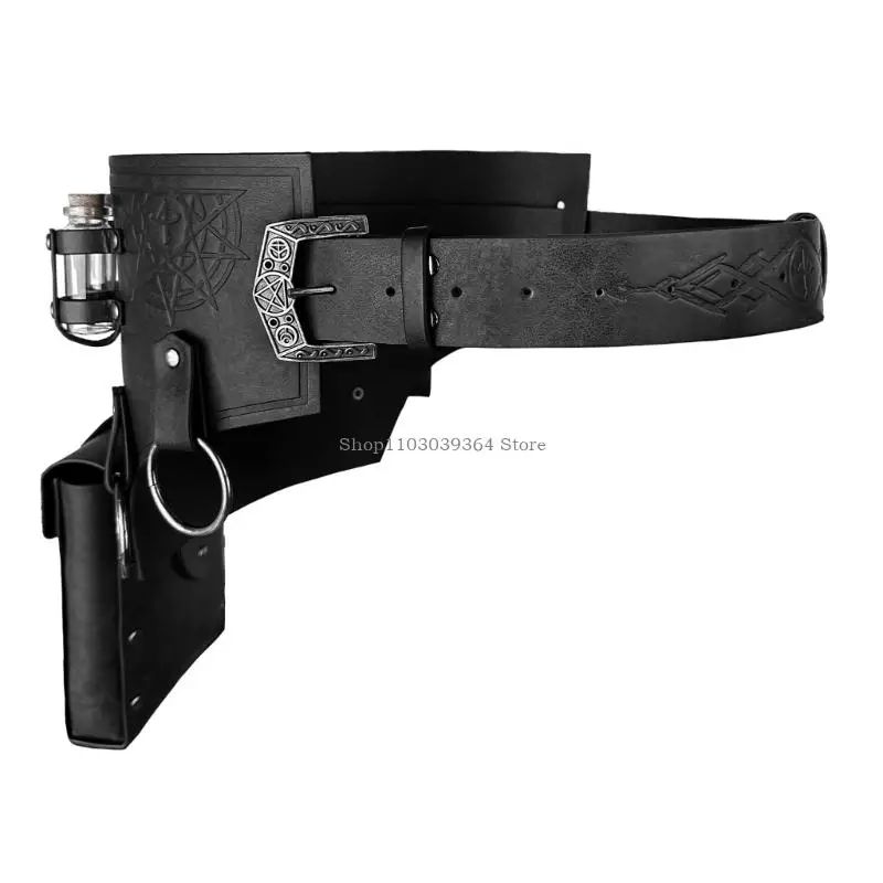 Vikinges médiévaux STRAPE CROCHE CEINTRALLE détachable accessoires Costumes Halloween Vikinges Costumes