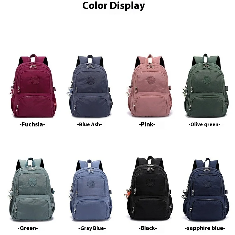 Men\'s Backpack Travel Bag Nylon Waterproof Mochila Feminina Bagpack Bolsas School Bags for teenager Boys Children\'s