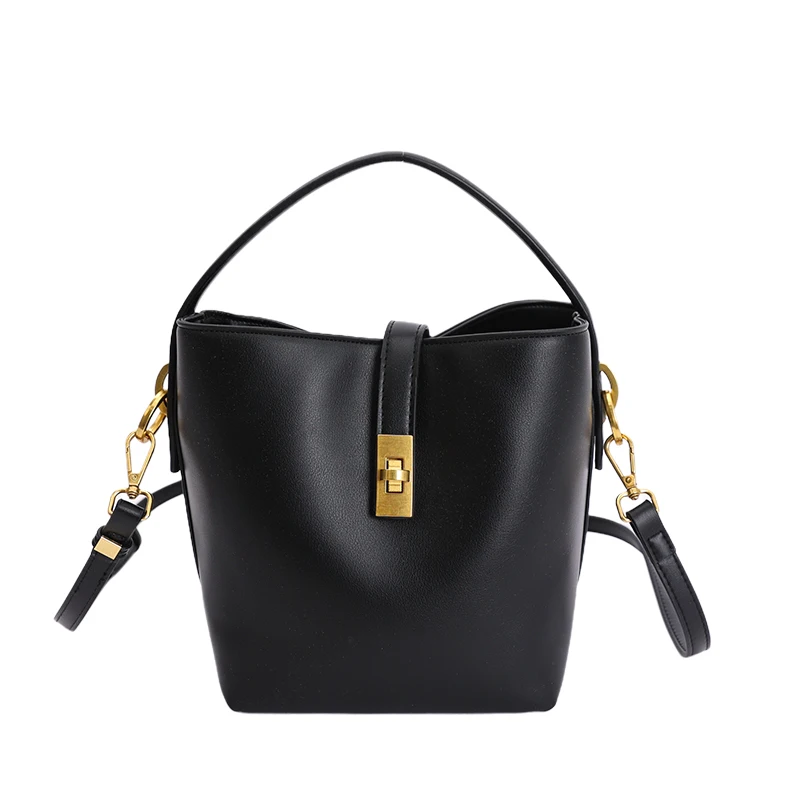 

Повседневные женские сумки из искусственной кожи, сумки-ведра, высококачественные женские новые сумки на плечо для женщин, модные женские маленькие сумки через плечо