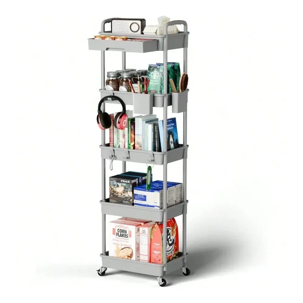 

Kitchen Island And Cart Kitchen OrganizersTier Rolling Cart Organizer, Laundry Room Bathroom Organizers And Storage Office Shelv