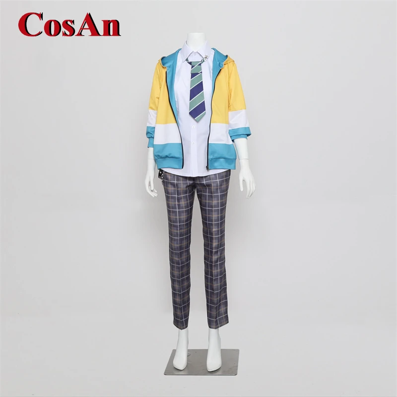 CosAn Hot Anime VTuber Kyo Kaneko Cosplay Costume Fashion Combat Uniforms Activity Party Role Play Clothing