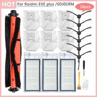 Replacements SDJ01RM Home Accessories Robot Vacuum Cleaner Flooring Hepa Filter For Roidmi EVE plus Spare Parts