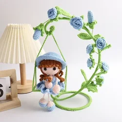 Diy Hand-Crocheted Swing Hanging Foot Doll Material Wrapped Wool Hand-Crocheted The Same Doll Gift