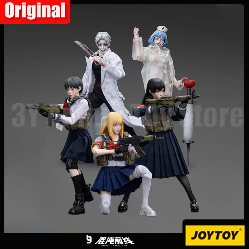 JOYTOY LEVEL9 FRONTLINE CHAOS 1/18 Action Figure Bourbon Amy Dora Xena No.77 Dr.White Model Doll Collection Decor Toy Xmas Gift