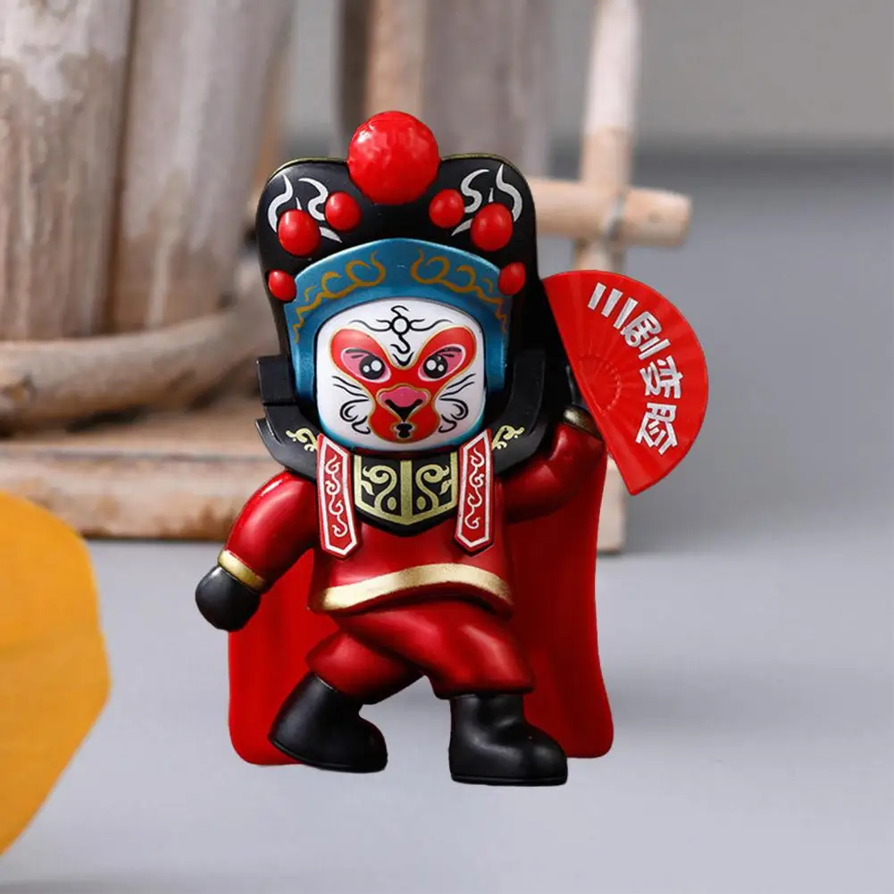 Sichuan Opera Doll Traditional Chinese Face Changing Doll Toy with 4 Facial Looks Sichuan Opera Souvenir Chinese for Enthusiasts