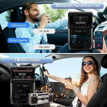 適用於福特F150(2009-2014款)的2GB+32GB安卓13車用收音機音響,支援無線CarPlay和安卓車載系統,9吋觸控螢幕。 6 最佳銷售 福特F150螢幕 - №5