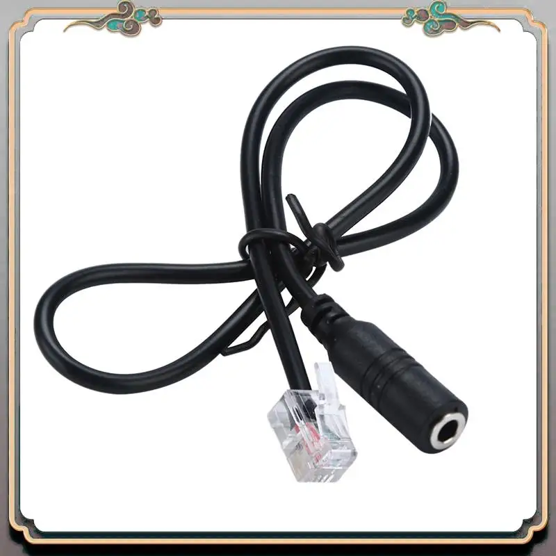 A46M-10PC Telefon Adapter Rj9 Auf 3,5 Buchse Adapter Konverter Kabel PC Computer Headset Telefon