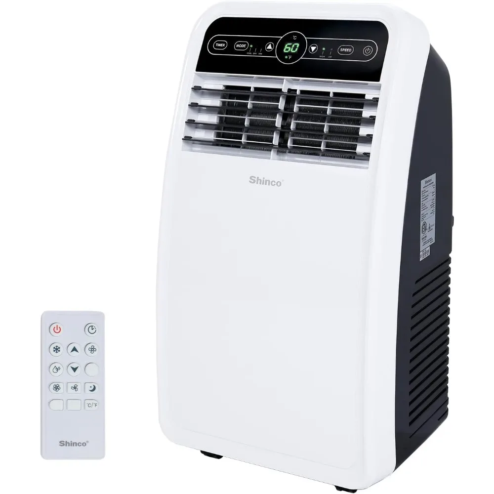 NEW Shinco 8,000 BTU Portable Air Conditioner, AC Unit with Built-in Cool, Dehumidifier & Fan Modes for Room up to 200 sq.ft