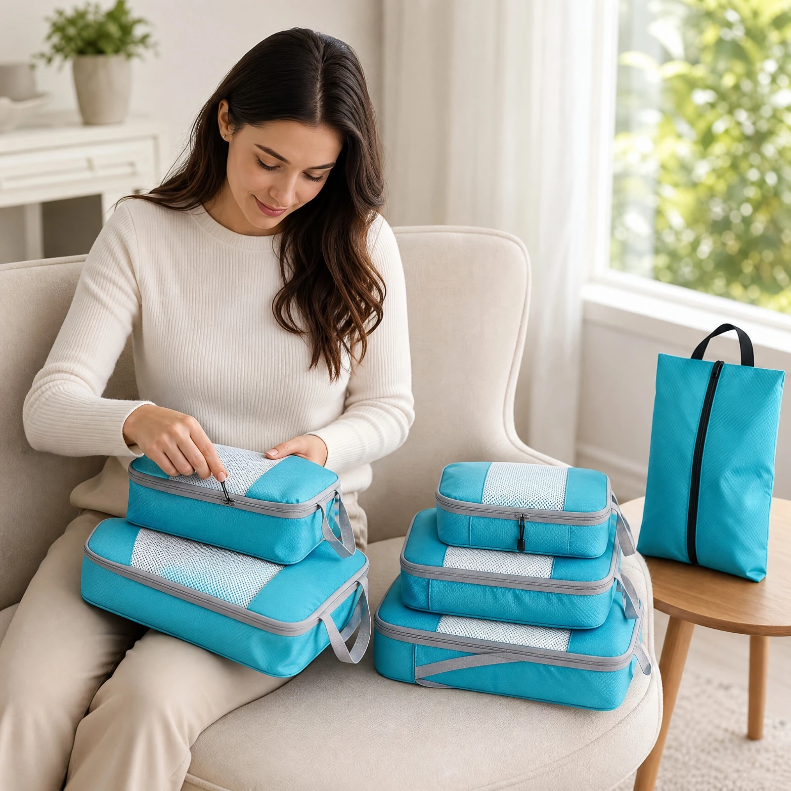 7-pieces-travel-compression-storage-bag-set-space-saving-compression-packing-cubes-suitcase-organizer-bags-compressible