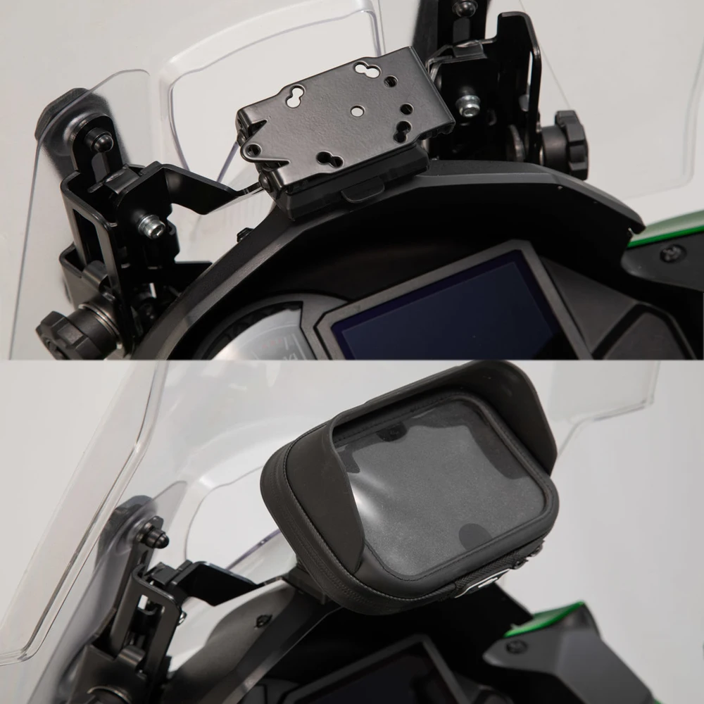 For Kawasaki VERSYS 1000 Versys 1000 Motorcycle Accessories Mobile Phone GPS bracket Plate Stand Holder Navigation bracket