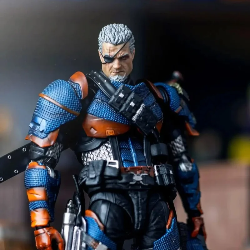 En Stock 1/12 Upfinegures Lpzz Deathstroke Arkham Knight jeu périphériques DC002 Anime figurine modèle jouet à collectionner cadeau