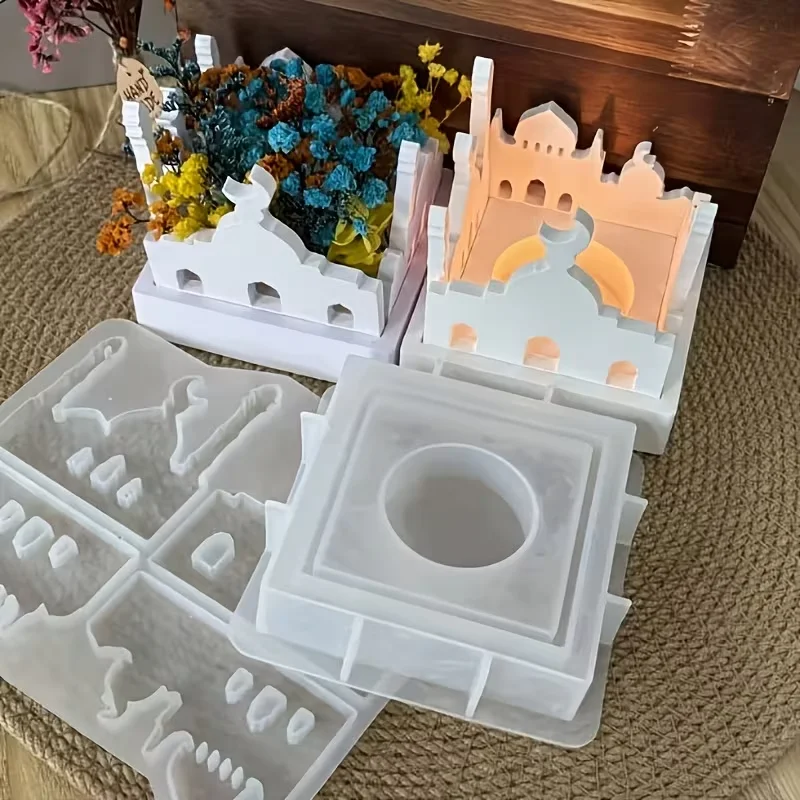 

Новые силиконовые формы для подсвечников и домашнего декора, силиконовые текстурированные формы для любителей творчества и рукоделия