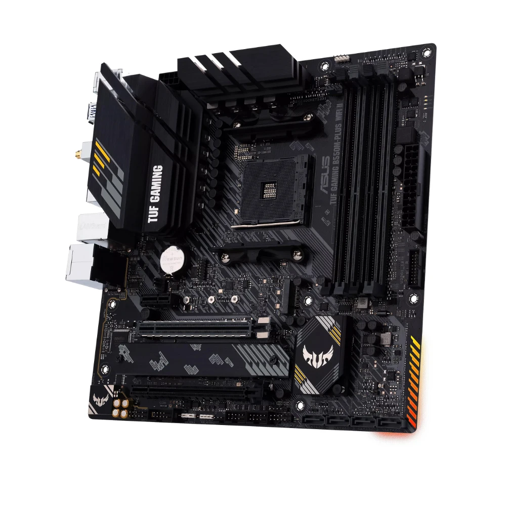 Imagem -05 - Placa-mãe Asus Tuf Gaming Tuf Gaming B550m-plus Wifi ii com Soquete Am4 para Processador Amd Ryzen 5000 3000 Series 4x Ddr4 Dimm