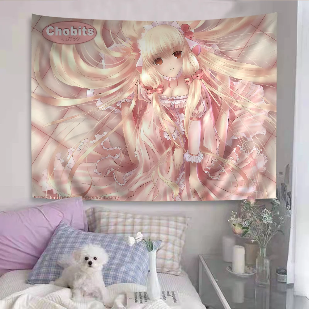 Chobits Colorful Tapestry Wall Hanging Bohemian Wall Tapestries Mandala Wall Hanging Sheets