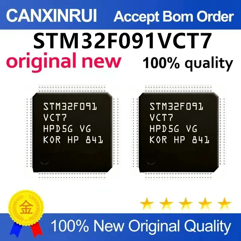 （5pcs-10pcs）Original genuine STM32F091RCT6 LQFP-64 ARM Cortex-M0 32-bit microcontroller