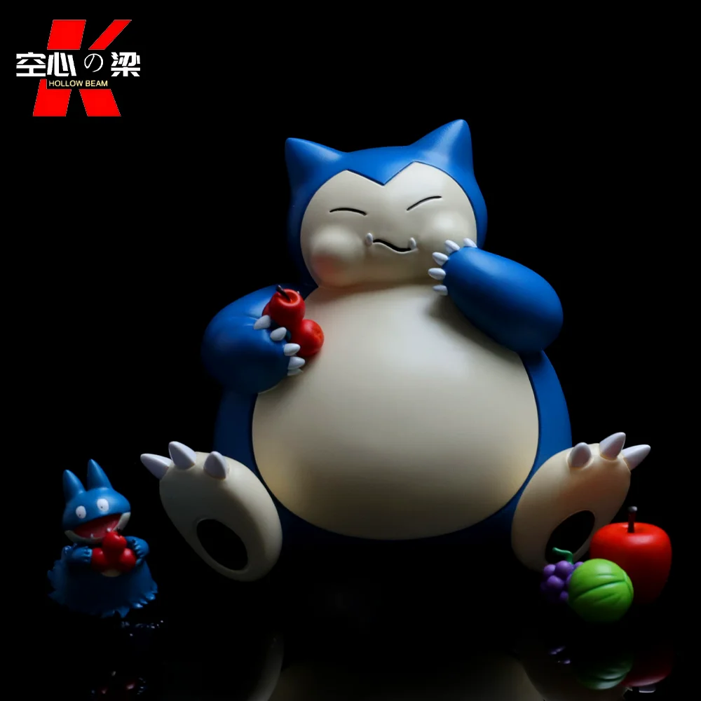 [Mundo em escala 1/20] Decoração de figura de brinquedo Gonbe & Snorlax Baby Kirby & Kirby