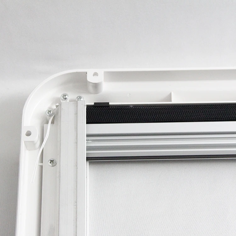 New Design Right Angle Window for RV & Camper Van 1452*552mm ASA E-Mark Certified with Knob Support Rods
