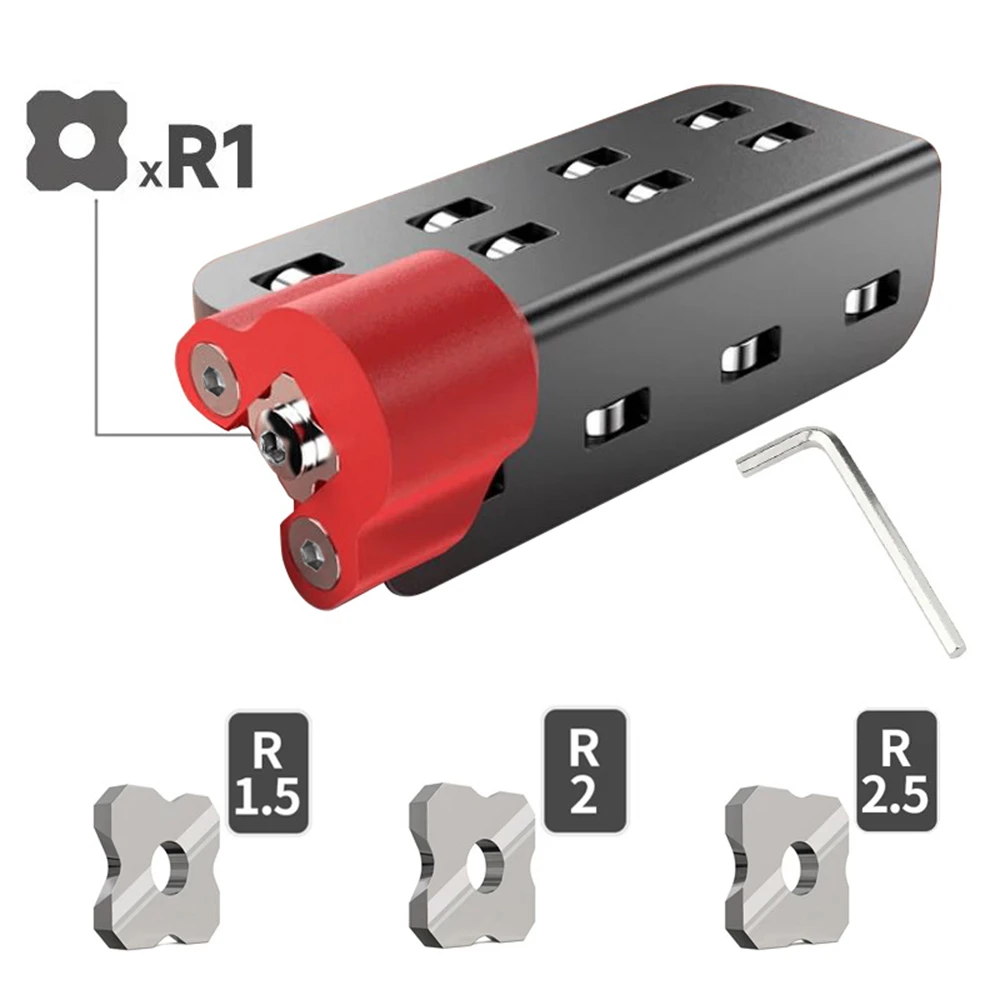 Cuchilla de recorte de bordes para carpintería, hoja cepilladora Manual de esquina, herramientas manuales, desbarbado de madera, raspador de filete biselado