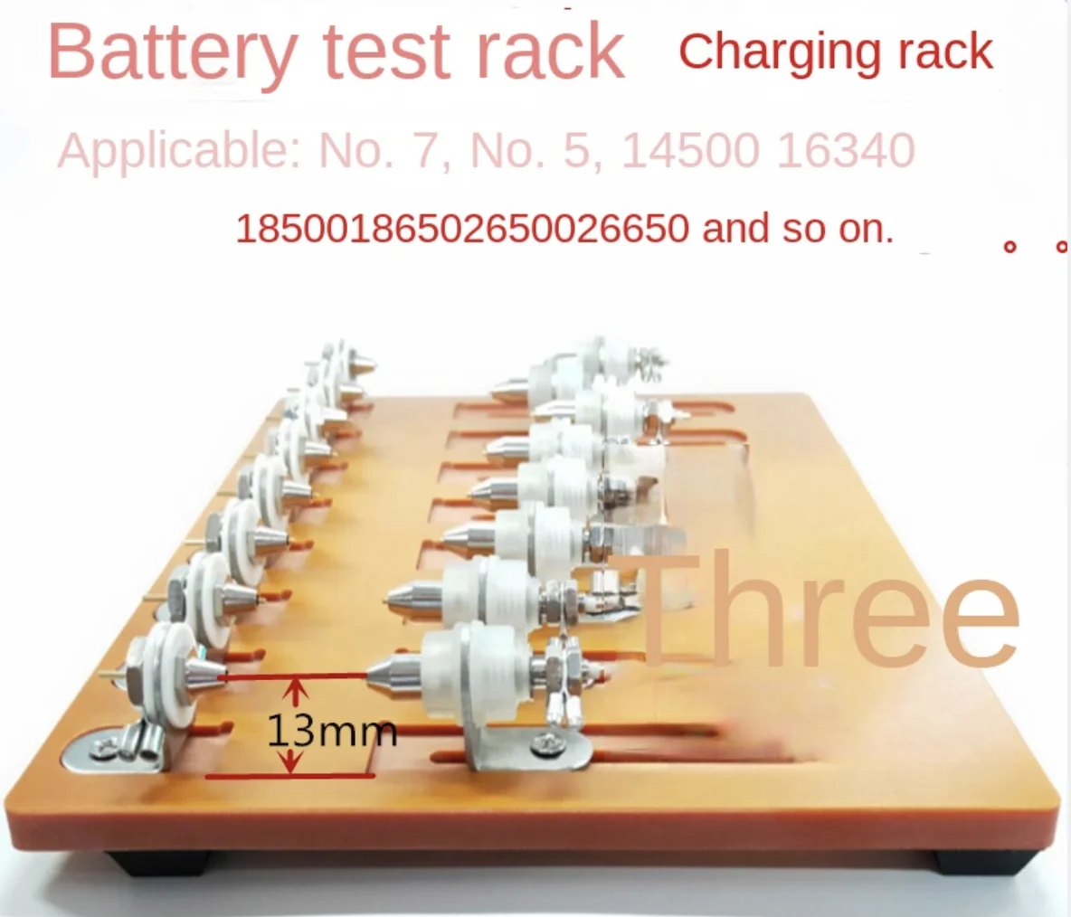 

18650 Стойка для проверки батареи Стойка для разрядки аккумулятора Алюминиевая стойка для зарядки аккумулятора Полимерный аккумуляторный инструмент для большого пальца