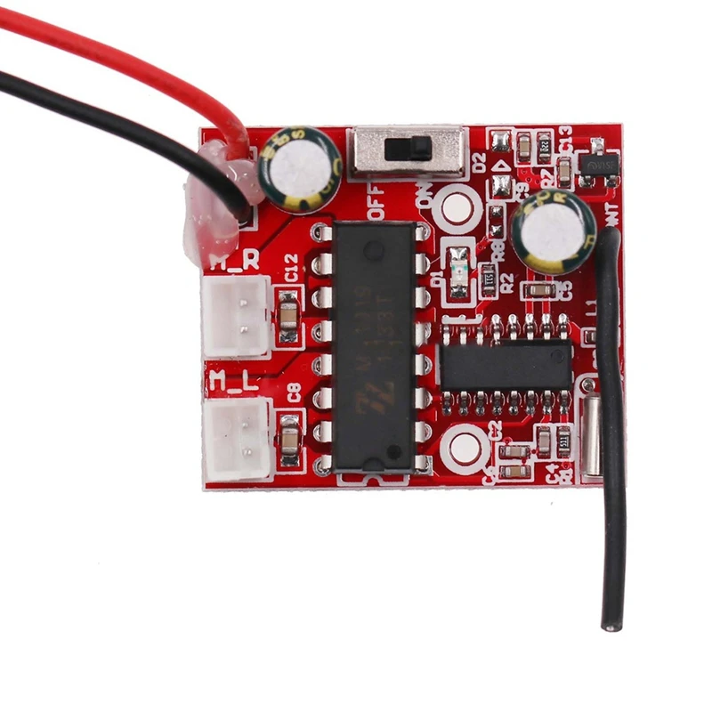 JAJA 4-Channel 2.4G Wireless Remote Control Receiver Set Toy Model DIY Remote Control Accessorieszk-TR100