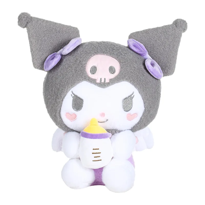 Sanrio Kuromi Pochacco Angel Bottle Series Doll Animals Plush Toy Plushies Doll Stuffed Cuddly Toy Children\'s Birthday Xmas Gift