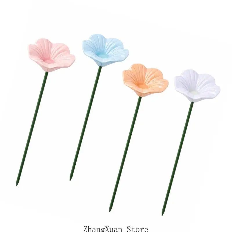 Reflektierende Keramik-Blumenstecker mit erhabenen für Gartenpräsentationen, 3 x – Detail 4