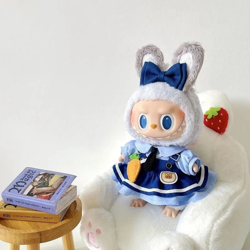 

Only Clothes Suitable For 15/17cm Doll Clothes Fox Rabbit Headwear Cute Cosplay Costume Outfit Set Fashion Doll Accessories