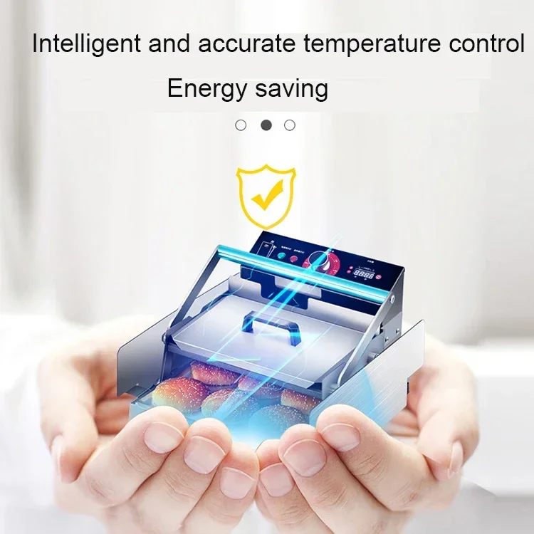 Small Automatic Double-Layer Burger Bun Machine Energy Saving Hamburger Machine For Fast Food Restaurant image 5