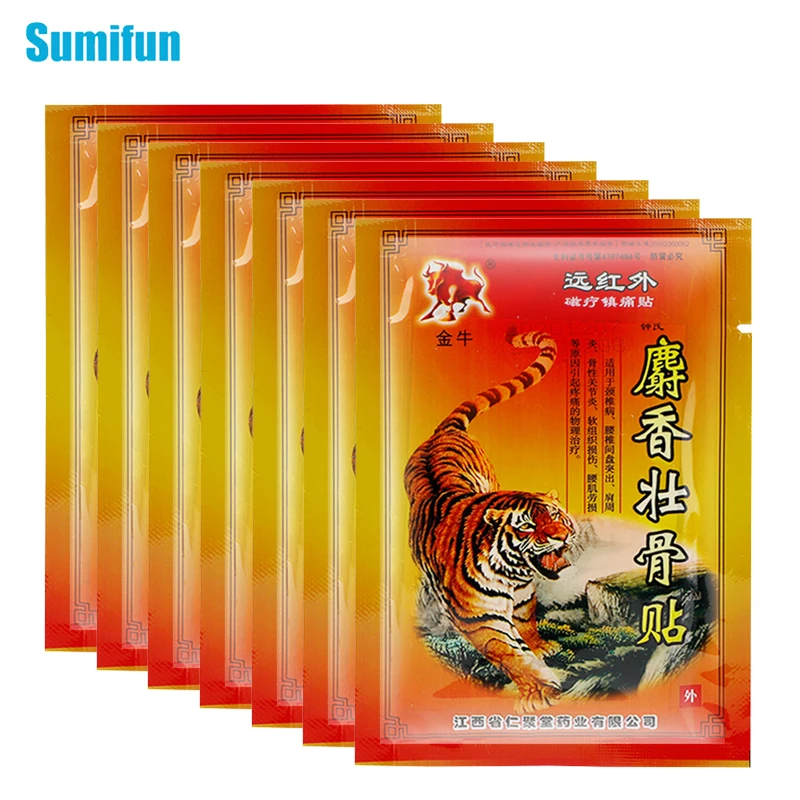 80Pcs Hot Sale Tiger Pain Relief Patch Fast Relieve Joint Ache & Inflammations Sticker Arthritis Rheumatism Care Medical Plaster