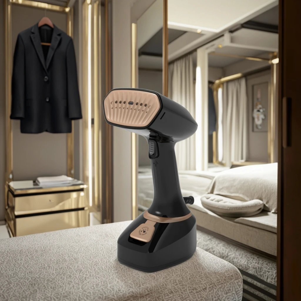 

Fast Heating up Portable Electric Steamer Auto Shut off Function with LED Display Travel Handheld Garment Steamer for Clothes