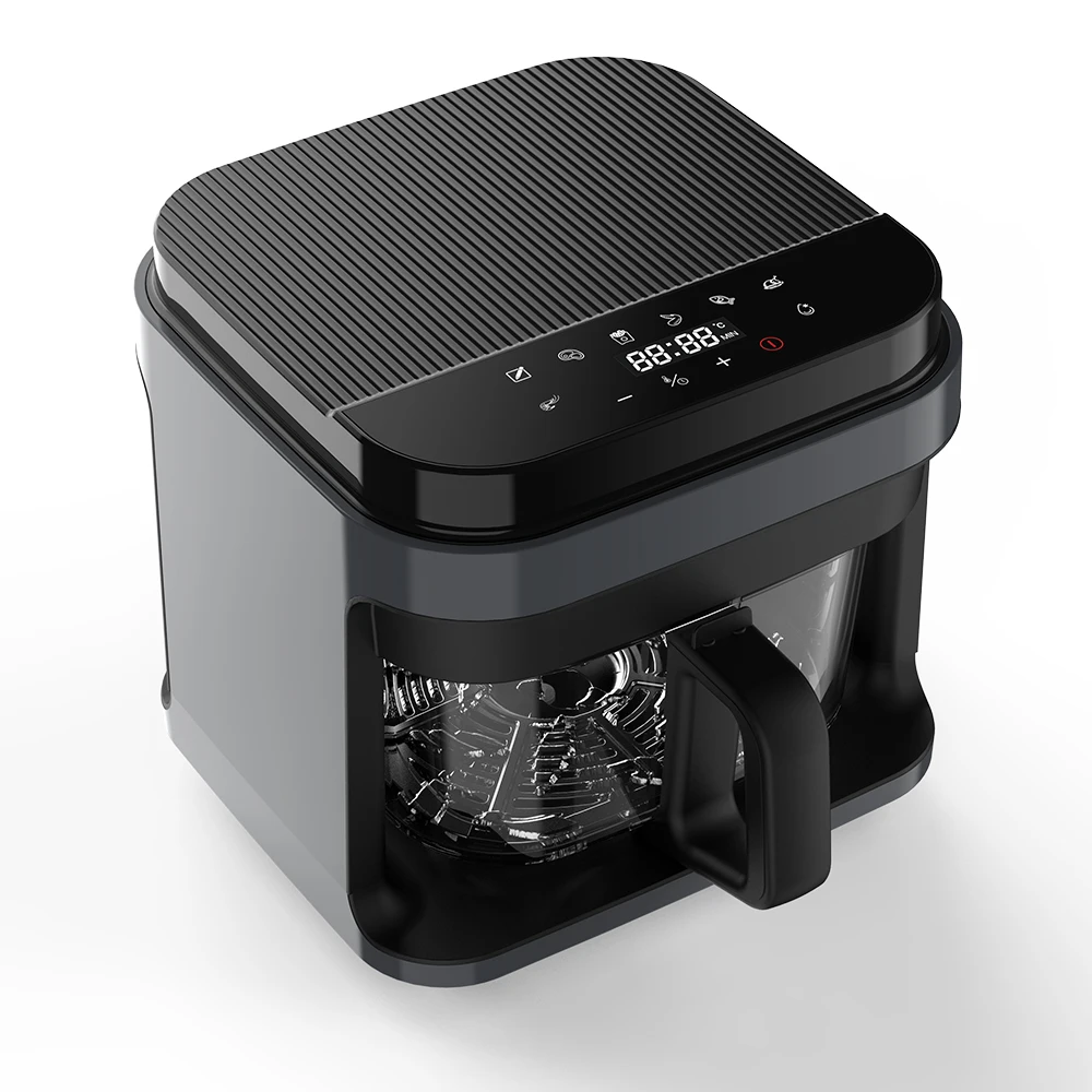 5.5 Liter 1200 Watt Healthy Electric Smart Air Fryer 360 Visual Digital Fryer Oil-free Oven