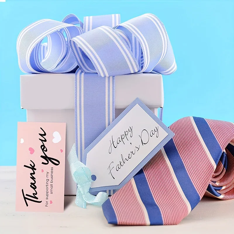 30pcs Black Pink Thank You Cards Greeting Label Tag Packages For Small Business Gift Box Decoration Packaging Supplies Wholesale