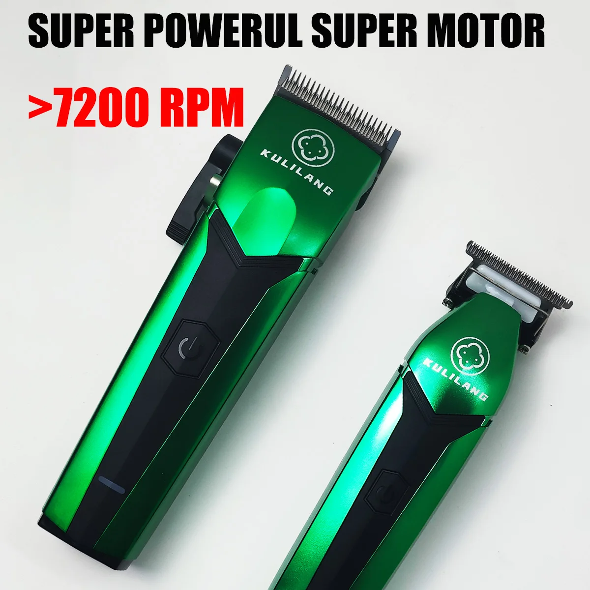 7200RPM KULILANG&Madeshow Official Authorized Electric Wireless Hair Clipper Titanium Blade Men's Trimmer Customize for Barber