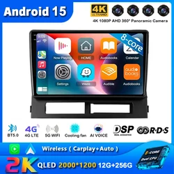 Android 15 For Toyota Prius XW20 II 2 2003 - 2011 Autoradio Carplay Car Stereo Radio Navigation supporting original vehicle