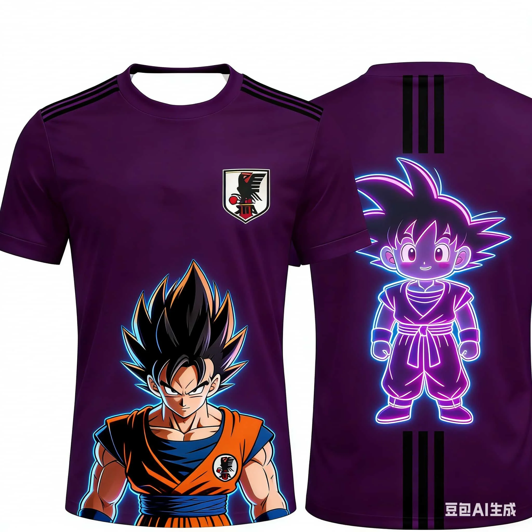 

Футболка Dragon Ball Super Goku Super Saiyan Multiple Forms с 3D-принтом и эффектом молнии, аниме-мерч с короткими рукавами