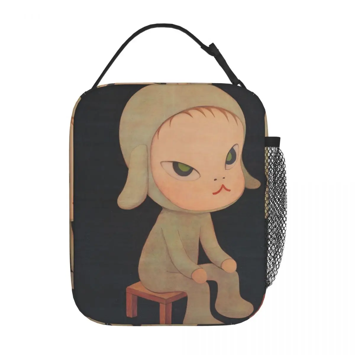 Yoshitomo Nara Insulated Lunch Bags Large Reusable Cooler Bag Lunch Box Tote Work Outdoor Food Bag