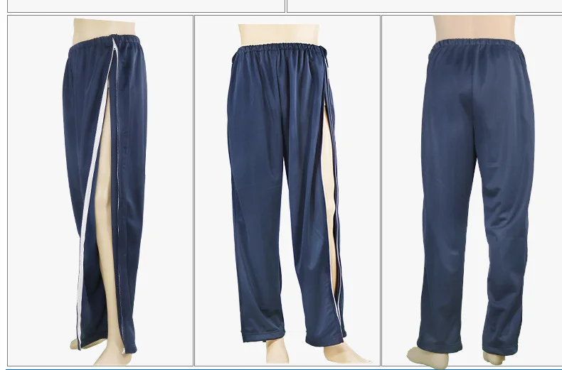 Easy On and Off Bilateral Zipper Pants for Elderly Care, Post-Fracture Paralysis Bedridden Convenience Pants