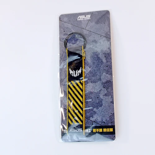Imagen 2 del producto Nuevo Original Asus placa base periférica dibujos animados ROG Player país TUF Esports agente tejido llavero con cinturón de fe colgante