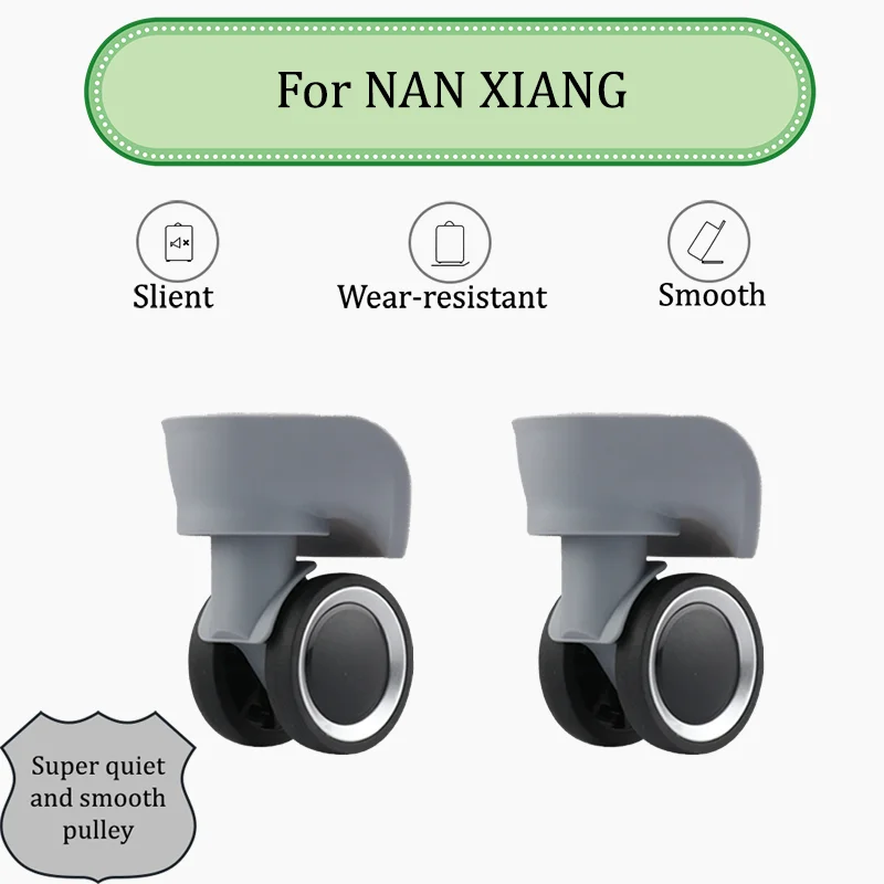 

For NAN XIANG W030 Premium Replacement Luggage Wheel - Universal Rolling Luggage Wheel With Metal Axle and Mounting Tool