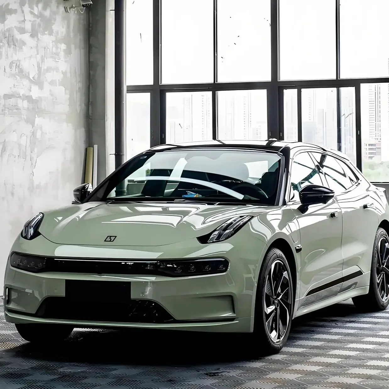 

CRYSTAL GLOSS KHAKI GREEN Car Wrap Vinyl Film Self Adhesive Full Roll Automobile Paint Protection with Air Bubble Free