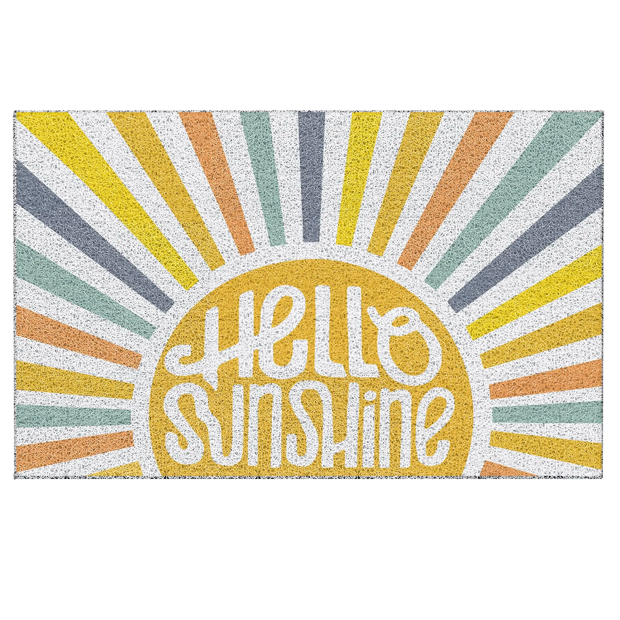 

Cute Colorful Rainbow Summer Door Mats Boho Sunshine Welcome Mat for Front Door Mats Indoor DoorMats