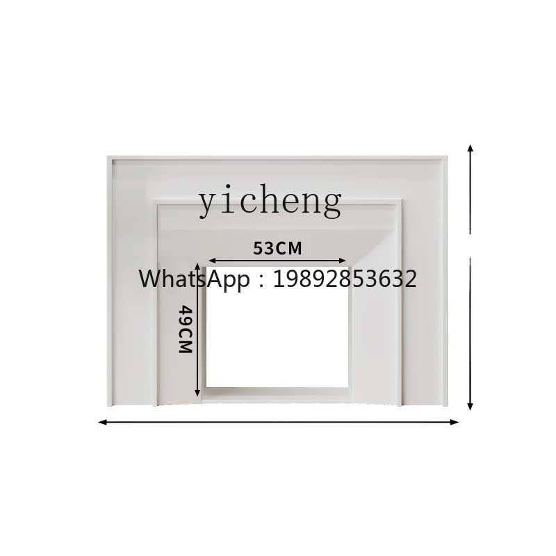 

TQH American Fireplace Decorative Cabinet European Fireplace Rack Electronic Fireplace Core Simulation Fire Home