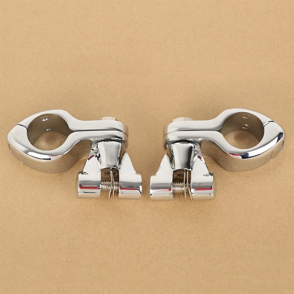 

Motorcycle 1.25" 32mm Pinless Engine Guard Footpeg Clamps Mounting Kit For Harley Honda Kawasaki Softail Fat Bob